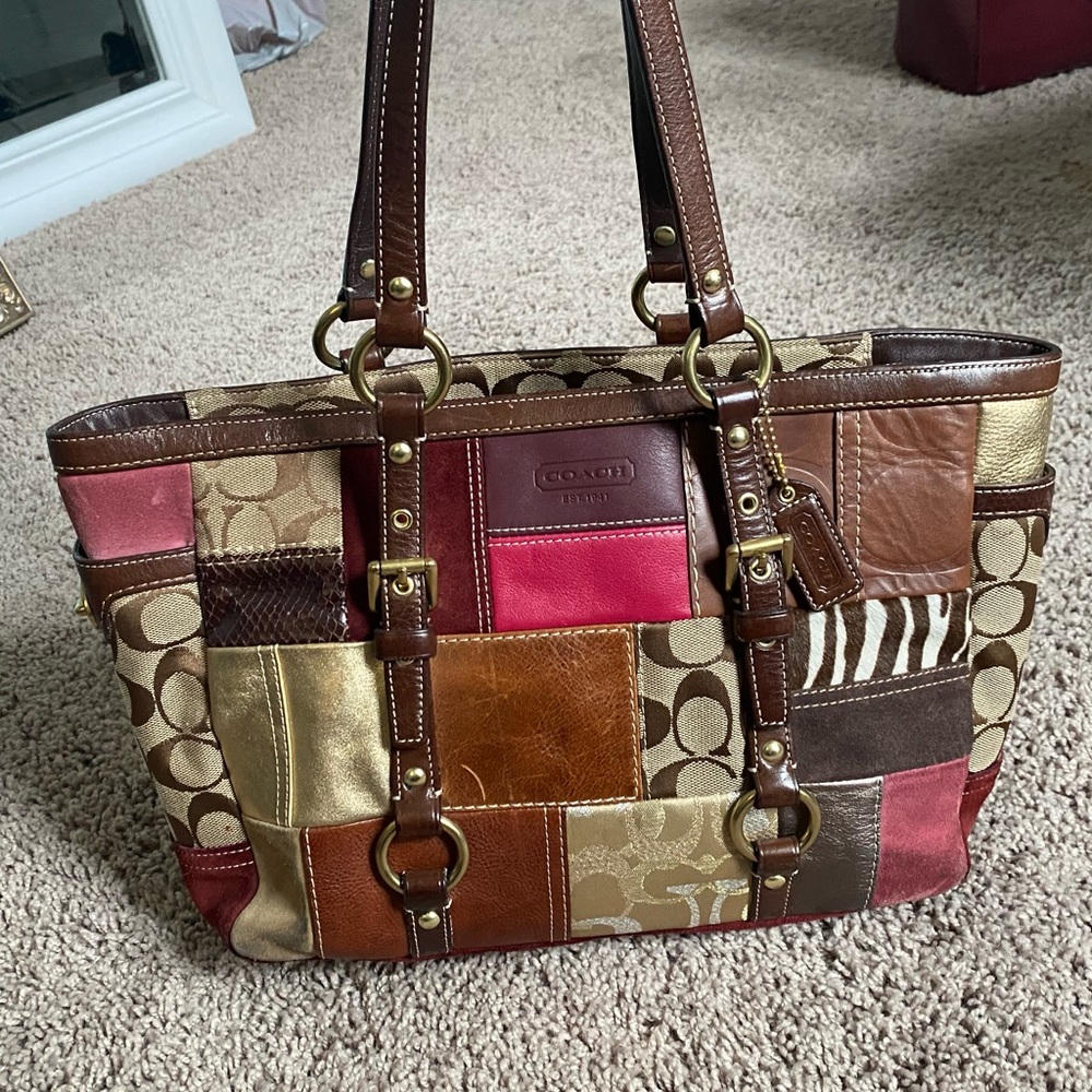 Coach Vintage Patchwork Tote
